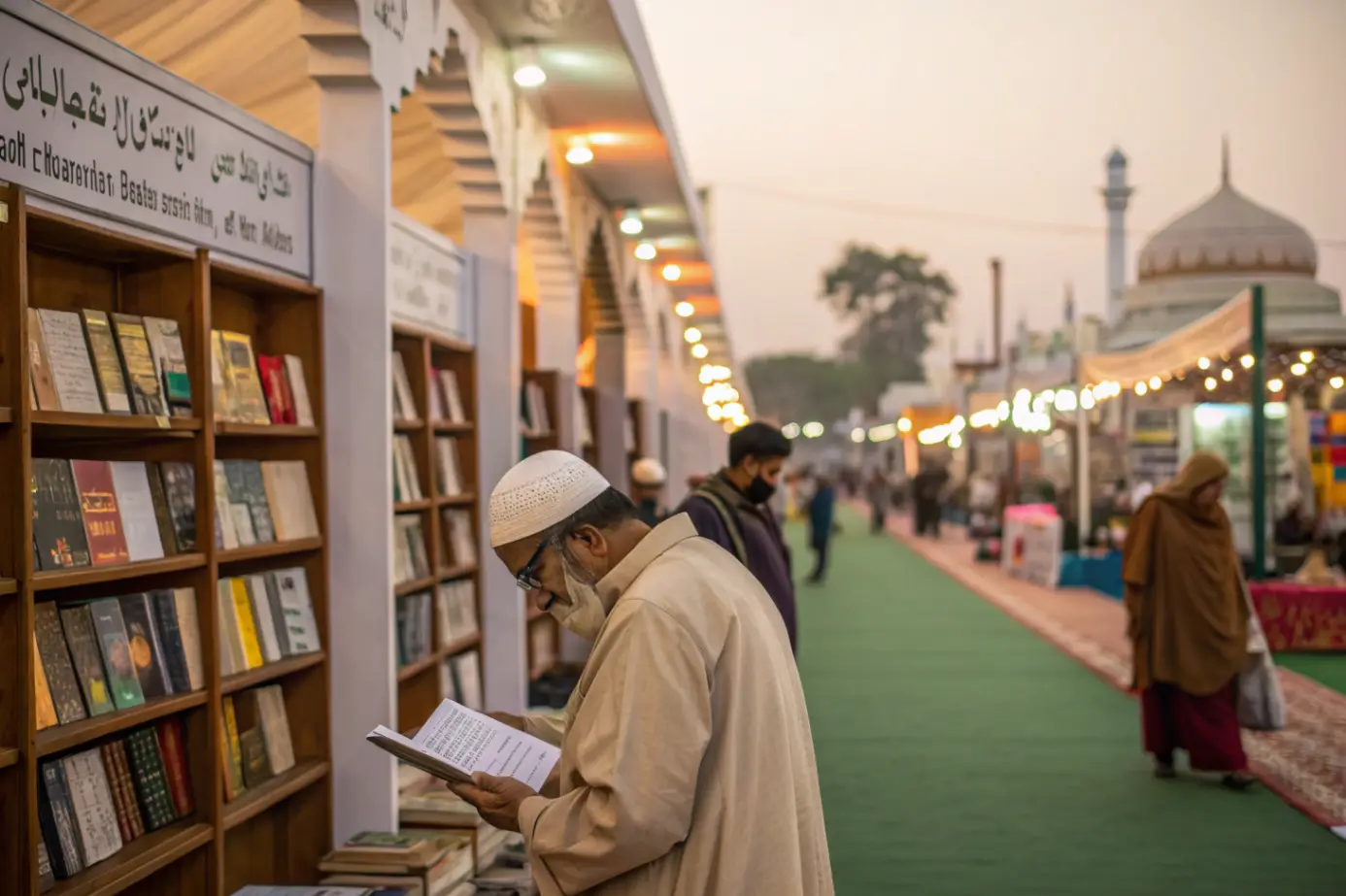 لکھنؤ کی کتاب میلہ میں اردو اور ہندی کا حیران کن امتزاج